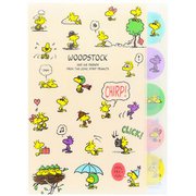 限定 ダイカットクリアファイル5P PEANUTS WOODSTOCK&SNOOPY アイボリー S2139430