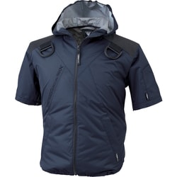 XE98105-10-3L [空調服 遮熱ハーネス半袖ブルゾン （フード付き）XE98105-10-3L]
