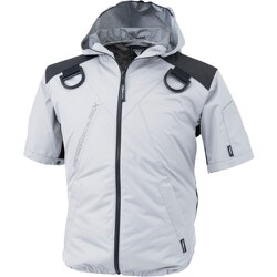 XE98105-22-3L [空調服 遮熱ハーネス半袖ブルゾン （フード付き）XE98105-22-3L]