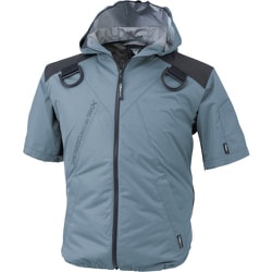 XE98105-43-3L [空調服 遮熱ハーネス半袖ブルゾン （フード付き）XE98105-43-3L]