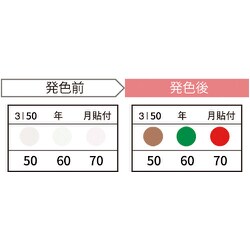 サーモカラーセンサー（20枚入り） 3I50-JP