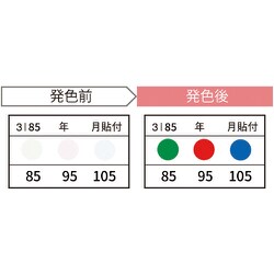サーモカラーセンサー（20枚入り） 3I85-JP