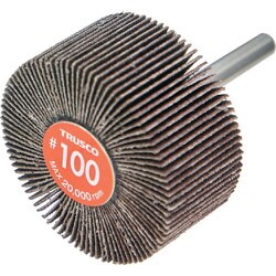 EF5025-100 [エコノミーフラップホイール 軸径6mm 外径50X幅25X軸長35 #100（5個入）]