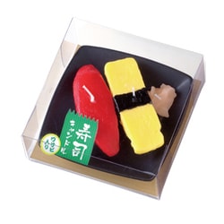 T8603-00-10 [寿司キャンドルA （マグロ/玉子） サビ入り]