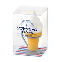 T8721-00-00 [ソフトクリームキャンドル バニラの香り付き]