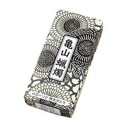 F0671-02-57 [A#156 カメヤマ 小ローソク 特大ダルマ 225g 64本 40分 菊唐草]