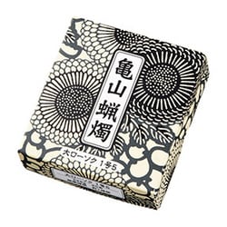 F0751-02-50 [A#202 カメヤマ 大ローソク 1.5号 225g 40本 1時間 菊唐草]