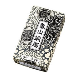 F0761-02-50 [A#203 カメヤマ 大ローソク 2号 225g 30本 1時間20分 菊唐草]