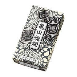 F0771-02-50 [A#204 カメヤマ 大ローソク 3号 225g 20本 1時間40分 菊唐草]