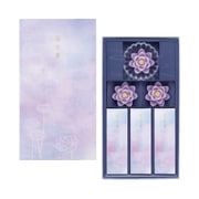 I1344-00-02 [蓮水香 白檀の香り/蓮ローソク（紫）]