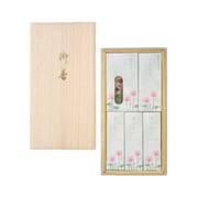 I1344-00-03 [蓮水香 白檀の香り/蝋燭セット 桐]