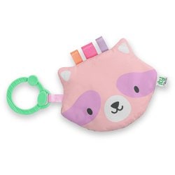 対象年齢：0ヶ月～ 16819 カシャカシャ たぬき