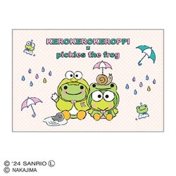 キャラクターグッズ P2-PT005 けろけろけろっぴ×かえるのピクルス ポストカード ピンク