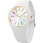 ICE COSMOS ホワイトイレインボー スモール 3針 正規品 1年保証 021342 ICE COSMOS