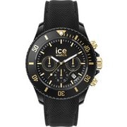 ICE CHRONO ブラックゴールド ミディアム アイスクロノ 正規品 1年保証 021602 ICE CHRONO