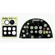 YMA2412 1/24 スピットファイアMk.I 着色計器板 （エアフィクス用） [プラモデル用パーツ]
