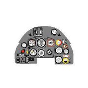 YMA7329 1/72 メッサーシュミットBf109G-10/K 着色計器板 （ファインモールド他用） [プラモデル用パーツ]