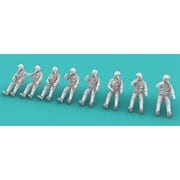 RMA144069 1/144 1960～1970年代 米軍パイロット 着座姿勢 8体入り [組立式プラスチックモデル]