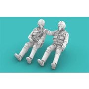 RMA48005 1/48 1960～1970年代 米軍パイロット 着座姿勢 セット1 2体入り [組立式プラスチックモデル]