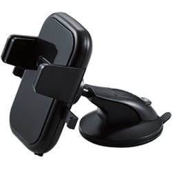 P-CARS10BK [スマホ用車載ワンタッチホルダー（強力ゲル吸盤）]