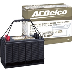 補水不要 ディープサイクルメンテナンスフリーバッテリー マリン/RV用ボイジャー 12V・720CCA・180RC・100AH/液入り充電済み M31MFKB