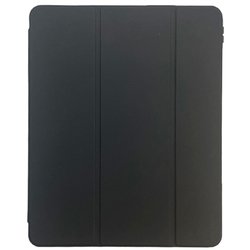 iPad Air 11インチ（M2）用 ケース ハイブリッドPUレザー 背面クリアPC カバー取り外し可能 多段階スタンド ブラック BMOPA04-AR11-BK