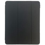 iPad Pro 11インチ(M4)用 ケース ハイブリッドPUレザー 背面クリアPC カバー取り外し可能 多段階スタンド ブラック BMOPA04-PR11-BK