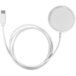 マグネット式 ワイヤレスケーブル 1m 15W出力 ホワイト QXW-0400WH