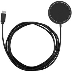 マグネット式 ワイヤレスケーブル 2m 15W出力 ブラック QXW-0401BK