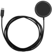 マグネット式 ワイヤレスケーブル 2m 15W出力 ブラック QXW-0401BK