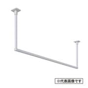 固定式室内物干 ホスクリーン BAR型 ホワイト BAR1-4518-W