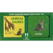 【バーゲンブック】ANIMALS BABIES-Little Learners Book and Puzzle Set [単行本]