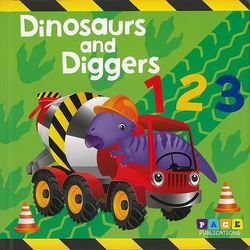 【バーゲンブック】Dinosaurs and Diggers 123 [単行本]