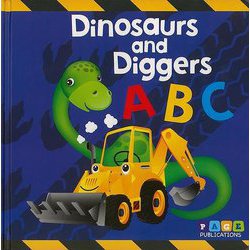 【バーゲンブック】Dinosaurs and Diggers ABC [単行本]