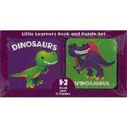 【バーゲンブック】DINOSAURS-Little Learners Book and Puzzle Set [単行本]