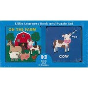【バーゲンブック】ON THE FARM-Little Learners Book and Puzzle Set [単行本]