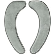 モロッカン 吸着 貼る 便座シート 抗菌 消臭 グレー U型/O型 型 洗濯可 17×40×0.8cm