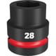 49-66-6593 [SHOCKWAVE IMPACT DUTY インパクトソケット 1インチ（25.4mm）角 28mm]