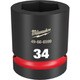 49-66-6599 [SHOCKWAVE IMPACT DUTY インパクトソケット 1インチ（25.4mm）角 34mm]
