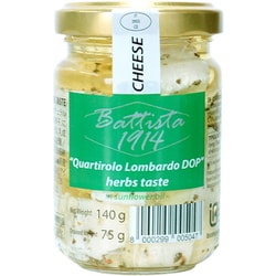 クアルティローロ・ロンバルド チーズオイル漬けハーブの香り 140g [チーズ 期限切迫商品（賞味期限：2025年11月30日）]