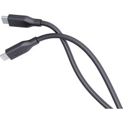 シリコンケーブル USB-C to Lightning 1m MFI認証 ライトブラック CIO-SL30000-CL1-LBK