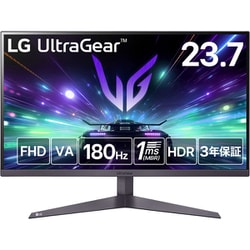 ヨドバシ.com - LGエレクトロニクス ゲーミングモニター/LG UltraGear/23.7型/VA/フルHD （1920×1080）/アンチグレア/180Hz/1ms（MBR）/FreeSync/HDR10/HDMI×2、DisplayPort/メーカー保証3年  24GS50F-B 通販【全品無料配達】