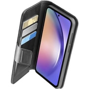 Book Agenda Galaxy A55用スタンド機能付き手帳型ケース Black BOOKAG2GALA55K