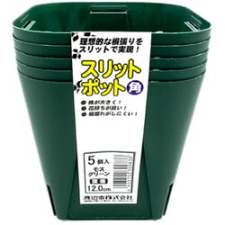 スリットポット5個入 角 12.0cm