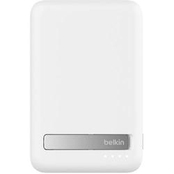 Belkin Qi2 モバイルバッテリー 5000mAh 15W ＋ スタンド ホワイト BPD006btWH
