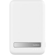 Belkin Qi2 モバイルバッテリー 5000mAh 15W + スタンド ホワイト BPD006btWH