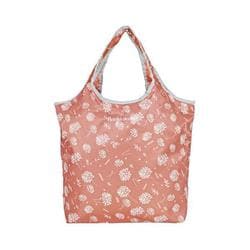 保冷保温コンパクトエコバッグ フラワー/ピンク compactecobag
