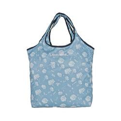 保冷保温コンパクトエコバッグ フラワー/ペールブルー compactecobag