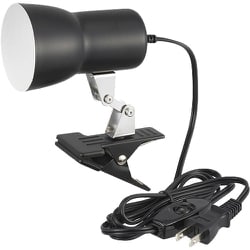 クリップライト E17 電球別売 クリップはさみ幅：10～20mm ブラック LTC-N117AK-K