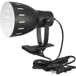 クリップライト E26 電球別売 クリップはさみ幅：10～25mm ブラック LTC-N126AK-K
